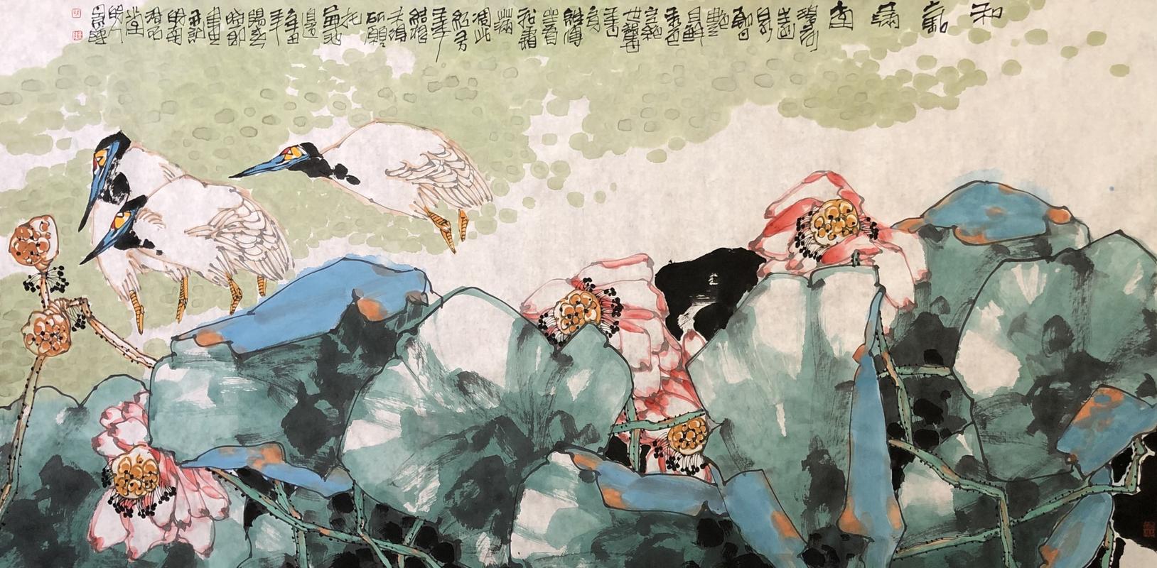 孙景隆李亚丰慧赵永夫花鸟作品赏析作品集太惊艳了