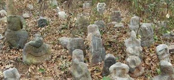 湖南鬼崽岭未解之谜用千年时间把人石像堆满整座山