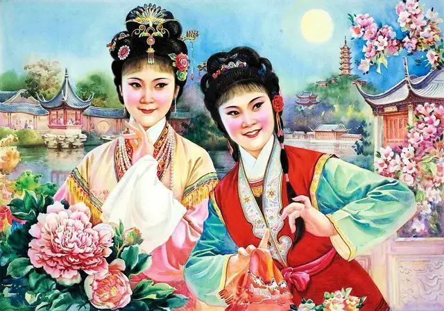 古典戏曲年画一组