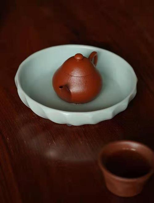 赵益军紫砂壶作品|原矿大红袍梨形壶140cc纯手工正品怎么样