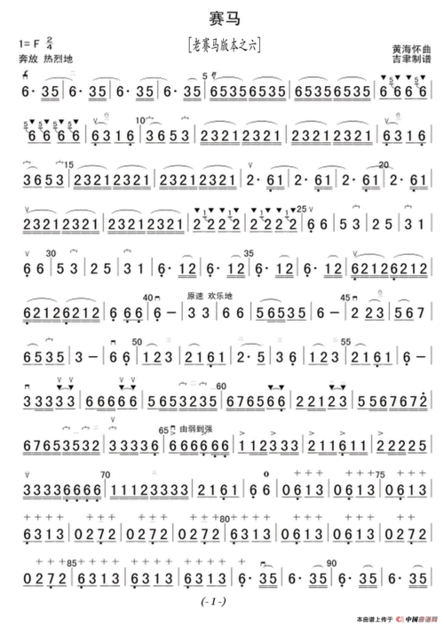 赛马(老赛马二胡版之六)