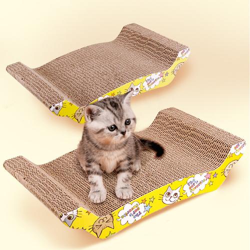购客猫抓板宠物磨爪子瓦楞纸板耐磨猫爪板子猫抓垫猫咪磨爪器玩具