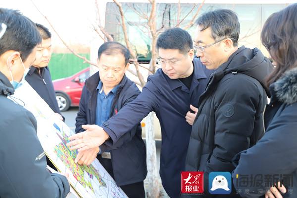 惠民县委书记王玮调研城区棚改项目和规划用地工作