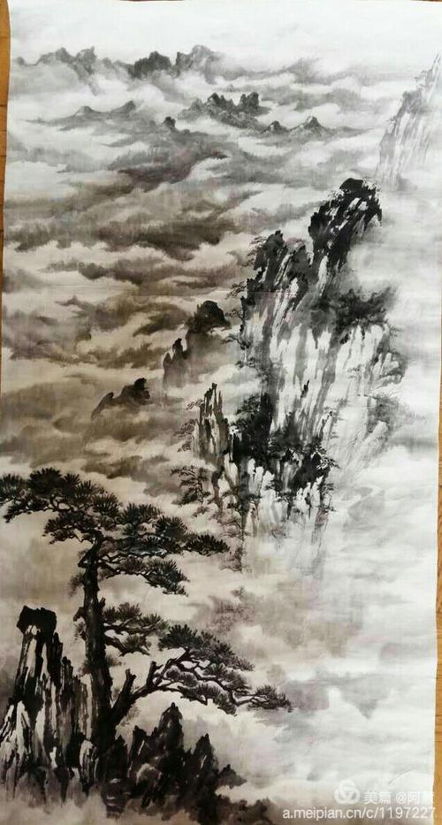 冯丽娟—仿白雪石,施云祥,王中年,曾刚等画家山水画及