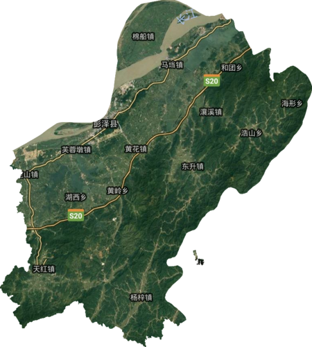 彭泽县高清卫星地图,彭泽县高清谷歌卫星地图