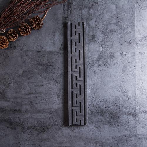 古建筑瓷砖背景墙回字纹边框线条压边线全瓷粘土雕刻每米价格