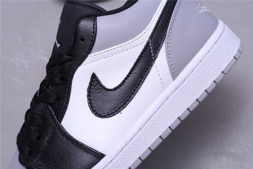 553558-110 ps版本 公司级air jordan 1 low aj1低帮影子灰36-47.