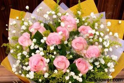 喜欢一个女孩子送几朵玫瑰花