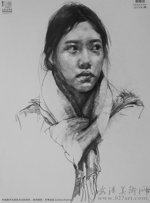 2015年中国美术学院素描高分卷 gmsj21