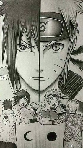 火影忍者仙鸣怎么画