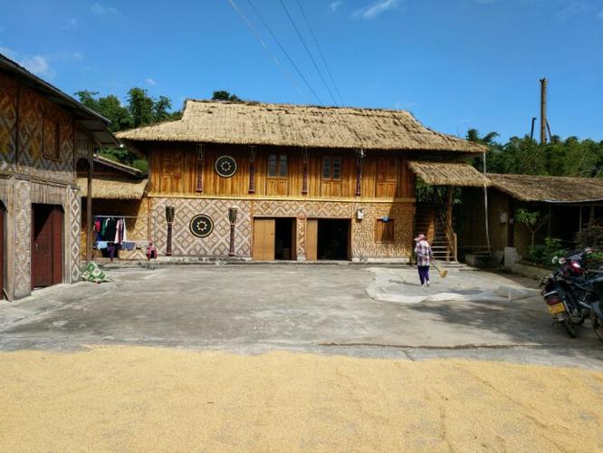 傣族民族的房子