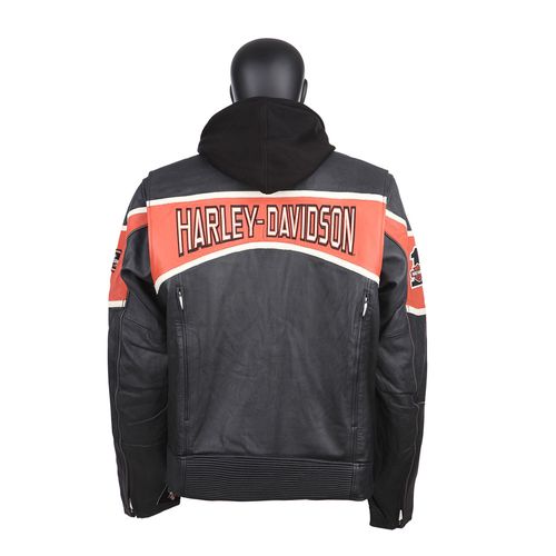 harleydavidson哈雷戴维森三合一摩托夹克98018-10vm 黑色 m
