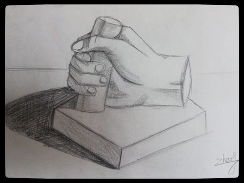素描石膏手脚