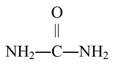 尿素的分子式为co(nh2)2,分子量:60.055.   尿素结构式