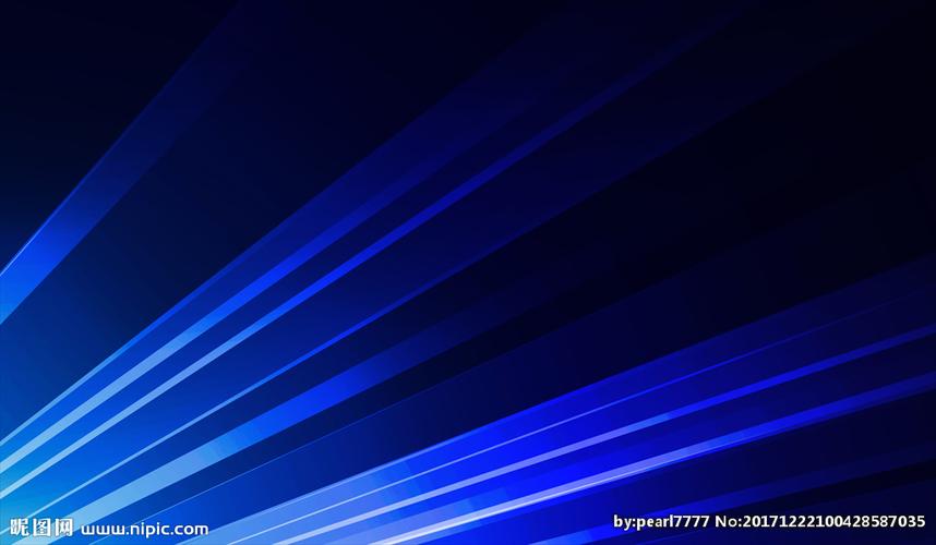 蓝色光线条背景图片