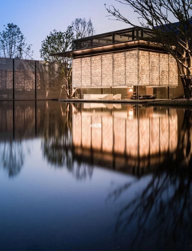 每日分享丨南京金基望樾府售楼处_室内设计_商业财经_楼市资讯