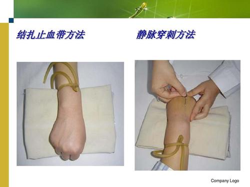 结扎止 血带方法 静脉穿刺方法 company logo