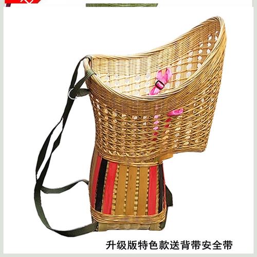背篓网红小背篓竹编大人家用背篼买菜云南四川竹编