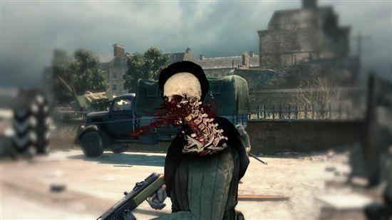 完美爆头的瞬间.