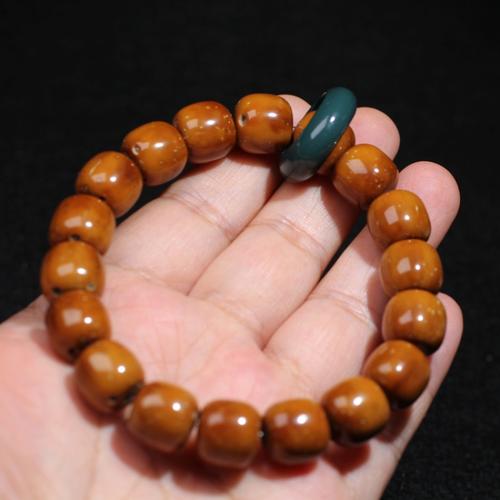 博皓定制紫金鼠老型桶珠紫金鼠单圈手串菩提子文玩男女手链款三阿拉善