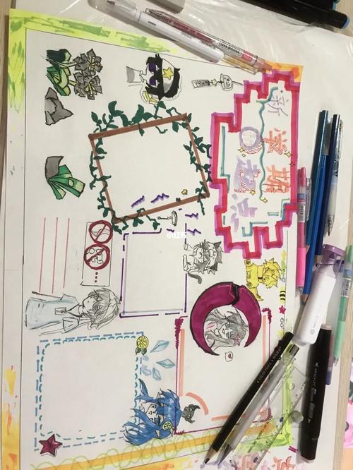 凹凸世界手抄报_凹凸世界_手抄报_马克笔_安莉洁_人文