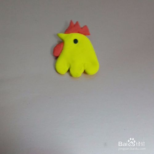 超轻粘土手工制作大公鸡
