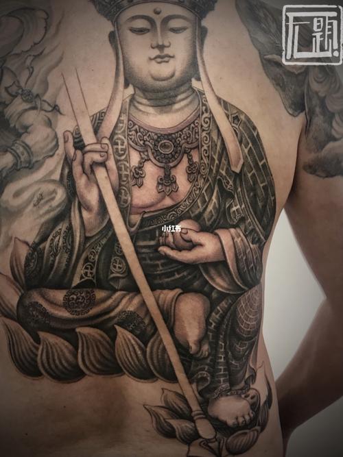 昆山纹身|无题刺青|满背佛祖_刺青_纹身_万象汇_美妆