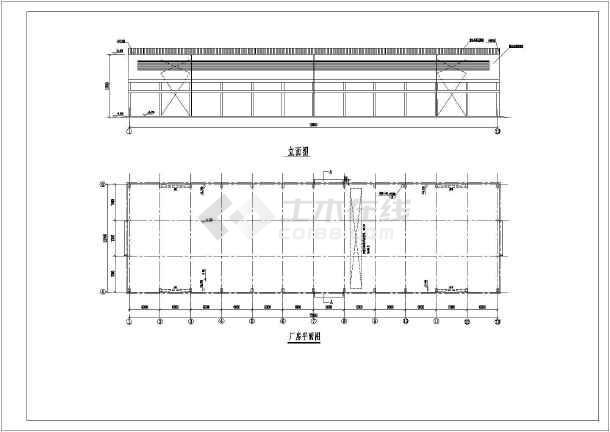 某21米跨门式刚架厂房结构设计施工图