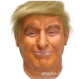 特朗普川普美国总统面具头套带头发假发人物人脸装扮万圣节搞怪