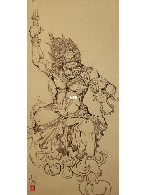 不动明王_绘画_文化_绘画