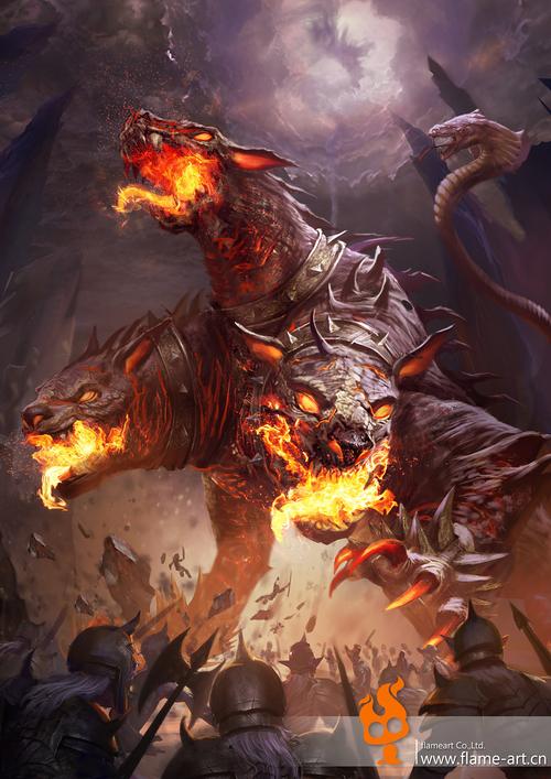 地狱火焰三头犬