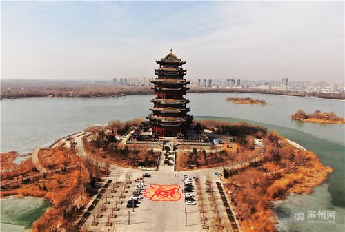 2×1.2米的巨幅剪纸作品《黄河楼》"入住"滨州黄河楼