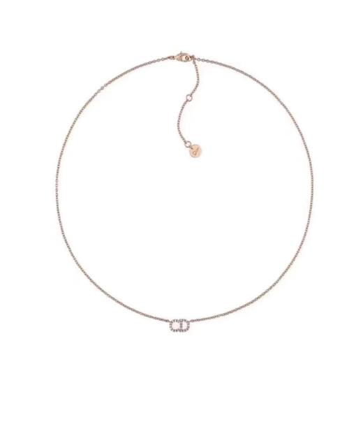 dior 迪奥 cd 字母项链_项链_迪奥 dior_迪奥怎么样_时尚_配饰