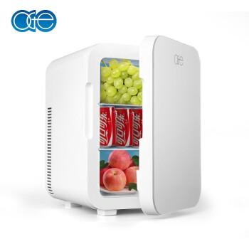 oge迷你小冰箱家用车载冰箱车家两用宿舍可用母乳美妆冷藏恒温5l香槟