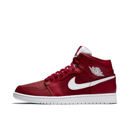 airjordan1midaj1纯白白红