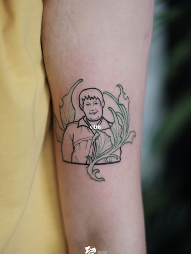 【关于父亲的纹身】_纹身_我的纹身分享_美妆_彩妆