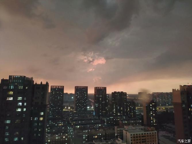 狂风暴雨中,俺家tt幸运躲过一劫