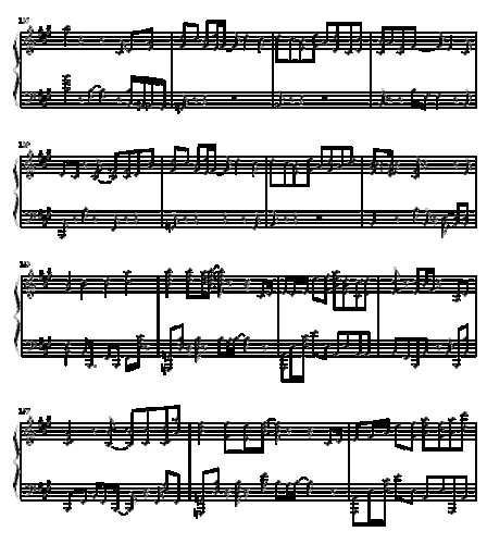 鸟之诗完美版钢琴谱钢琴曲动漫影视