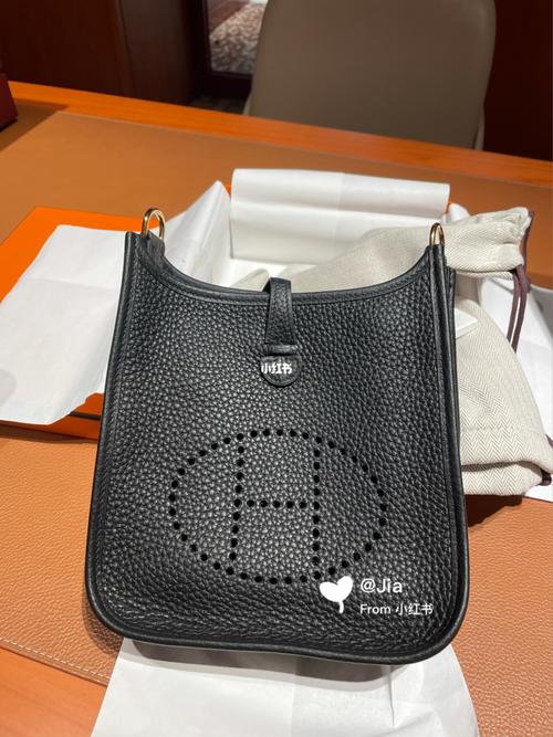 爱马仕 evelyne mini 黑色金扣_包包_迷你_大象灰_杭州大厦购物城自由