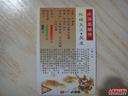 小浣熊水浒卡之晁盖