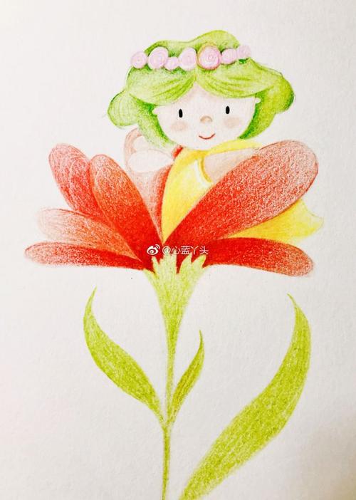 手绘 插画 每天画画 我爱彩铅画 简笔画