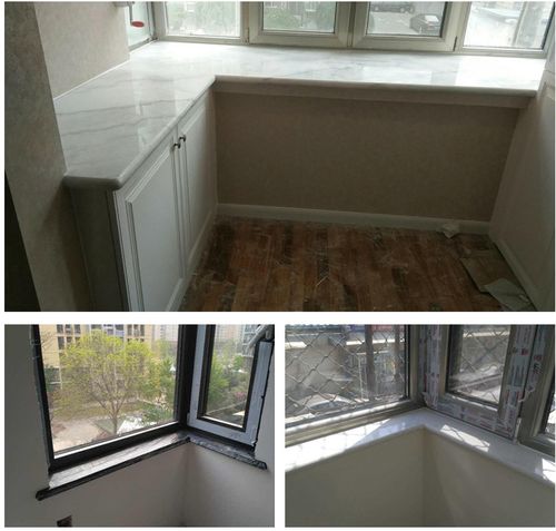 过门石踏步窗套门槛石定制天然人造大理石窗台板厨房台面飘窗