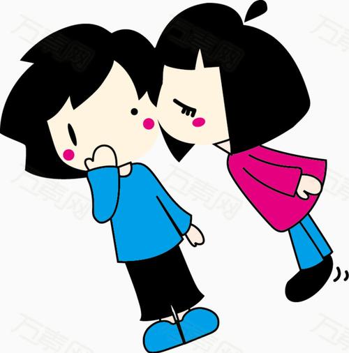 可爱卡通男孩女孩