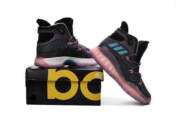 adidas篮球鞋 沃尔三代安德鲁威金斯球鞋 全明星男生战靴 黑粉色