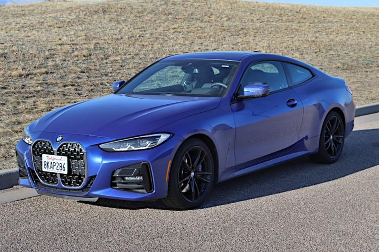 2021款宝马4系430i xdrive coupe双门轿跑:不要在意前脸即可