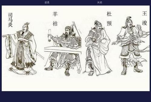 三国演义连环画人物合集(白描图)