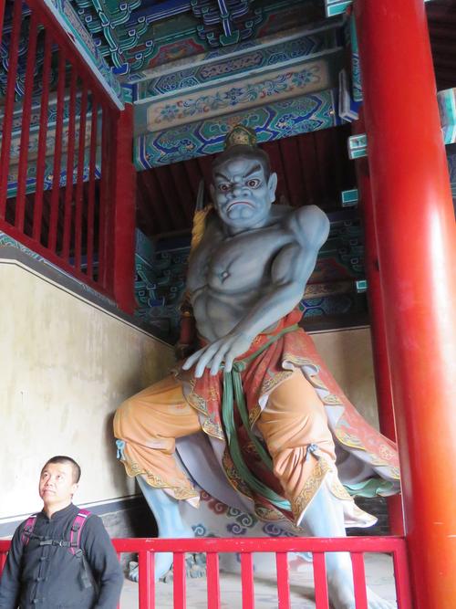 其它 参观河南嵩山少林寺 写美篇         ▼这是走进天王殿之前,看到