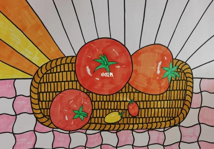 《西红柿》儿童画_儿童画_西红柿_兴趣爱好_绘画