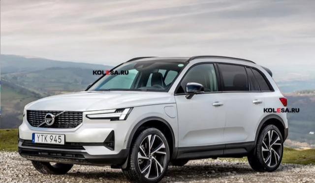 全新沃尔沃xc90渲染图曝光,预计2022年亮相