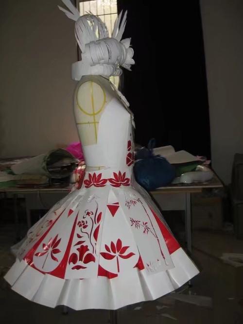 纸艺服饰剪纸元素